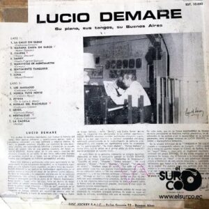 Disco de Vinilo Lucio Demarre - Su Piano  Sus Tangos  Su Buenos Aires Vinyl Record