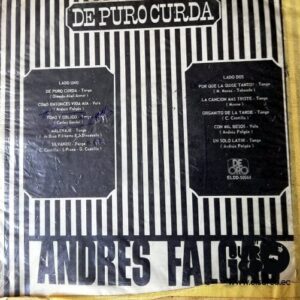 Disco de Vinilo Andrés Falgás - De Puro Curda Vinyl Record