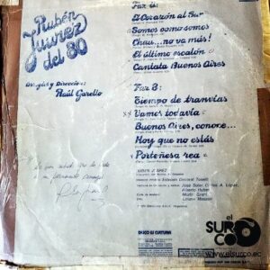 Disco de Vinilo Ruben Juárez - Ruben Juarez Del 80 Vinyl Record