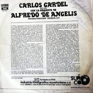 Disco de Vinilo Carlos Gardel  - Carlos Gardel Con La Orquesta  De Alfredo De Angelis Vol 2 Vinyl Record