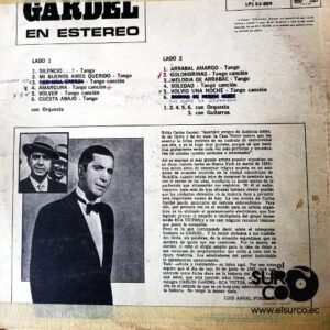 Disco de Vinilo Carlos Gardel  - Gardel En Estereo Vinyl Record