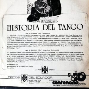 Disco de Vinilo Varios - Historia Del Tango Vol 1 Vinyl Record
