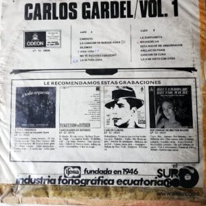 Disco de Vinilo Carlos Gardel  - Carlos Gardel Vol 1 Vinyl Record