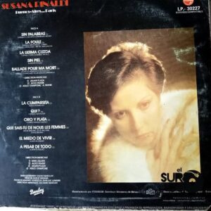 Disco de Vinilo Susana Rinaldi - Buenos-Aires...Paris Vinyl Record
