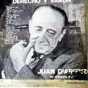 Disco de Vinilo Juan D’ Arienzo - Bueno, Derecho Y Varon Vinyl Record
