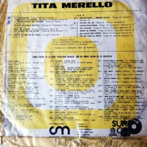 Disco de Vinilo Tita Merello  - Con El Tango En El Alma Vinyl Record