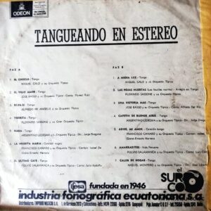 Disco de Vinilo Varios - Tangueando En Estereo Vinyl Record