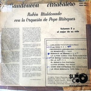 Disco de Vinilo Conjunto Típico De Pepe Márquez - Bandoneón Arrabalero Vinyl Record
