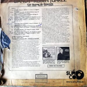 Disco de Vinilo Rubén Juárez - Dandy Vinyl Record
