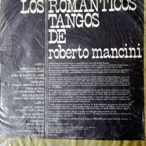 Disco de Vinilo Roberto Mancini - Los Románticos Tangos De Roberto Mancini Vinyl Record