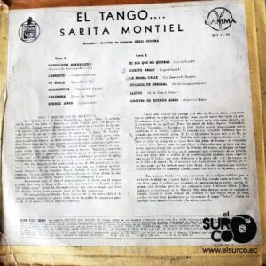 Disco de Vinilo Sarita Montiel - El Tango Vinyl Record