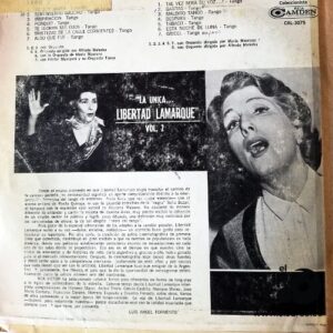 Disco de Vinilo Libertad Lamarque - La Única Vol 2 Vinyl Record