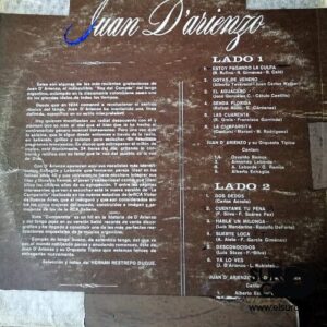 Disco de Vinilo Juan D' Arienzo  - Juan D' Arienzo Y Sus Nuevos Éxitos Vinyl Record