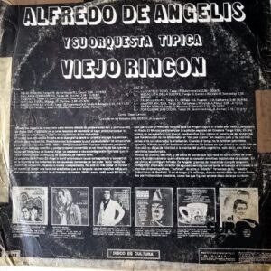 Disco de Vinilo Alfredo De Angelis  - Viejo Rincón Vinyl Record
