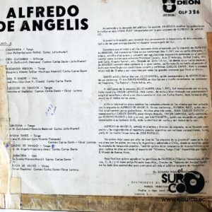 Disco de Vinilo Alfredo De Angelis  - Alfredo De Angelis Vinyl Record