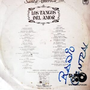 Disco de Vinilo Santa America - Los Tangos Del Amor Vinyl Record