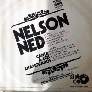 Disco de Vinilo Nelson Ned - Canta A Los Enamorados Vinyl Record