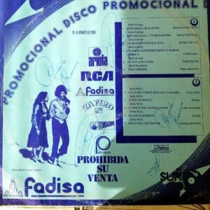 Disco de Vinilo Los Iracundos - Lista De Novedades No. 2 Marzo 1980 Vinyl Record