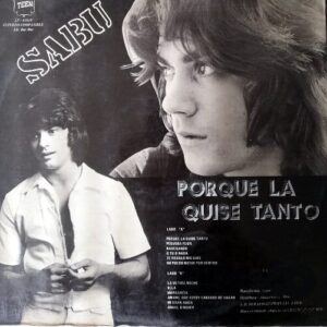 Disco de Vinilo Sabu - Porque La Quise Tanto Vinyl Record