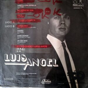 Disco de Vinilo Luis Angel - Yo Mismo Vinyl Record