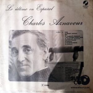 Disco de Vinilo Charles Aznavour - Lo Último En Español Vinyl Record