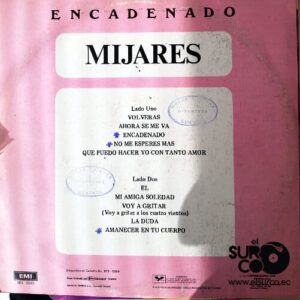 Disco de Vinilo Manuel Mijares - Encadenado Vinyl Record
