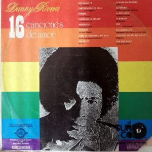 Disco de Vinilo Danny Rivera - 16 Canciones De Amor Vinyl Record