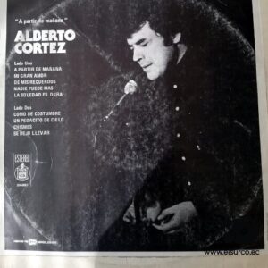 Disco de Vinilo Alberto Cortéz - A Partir De Mañana Vinyl Record
