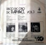 Disco de Vinilo Raphael - El Disco De Oro De Rapahel Vol 3 Vinyl Record