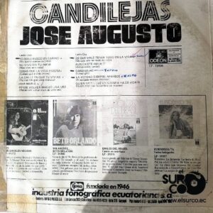 Disco de Vinilo José Augusto - Candilejas Vinyl Record
