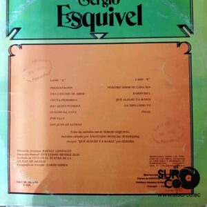 Disco de Vinilo Sergio Esquivel - Sergio Esquivel En Vivo Concierto En El Teatro De La Ciudad De México Vinyl Record