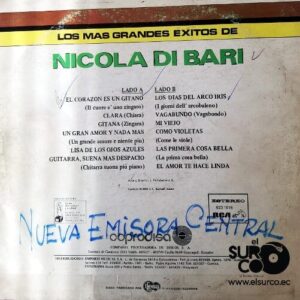 Disco de Vinilo Nicola Di Bari - Los Más Grandes Éxitos Vinyl Record