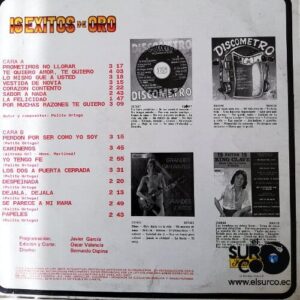 Disco de Vinilo Palito Ortega - 16 Éxitos De Oro Vinyl Record