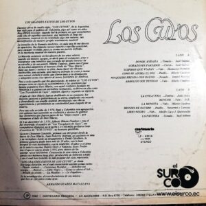 Disco de Vinilo Los Cuyos - Grandes Éxitos Vinyl Record