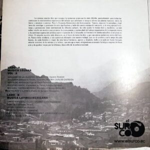 Disco de Vinilo Orquesta Universitaria De Instrumentos Típicos Latinoamericanos Loja - Ecuador...Colibrí Descuartizado Vol 2 Vinyl Record