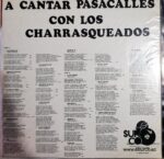 Disco de Vinilo Los Charrasqueados - A Cantar Pasacalles Vinyl Record