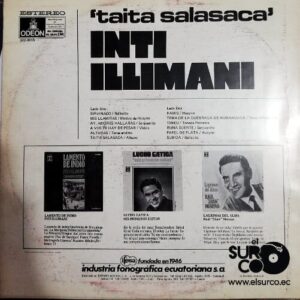 Disco de Vinilo Inti Illimani - Taita Salasaca Vinyl Record