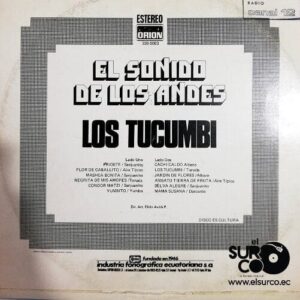 Disco de Vinilo Los Tucumbi - El Sonido De Los Andes Vinyl Record