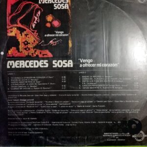 Disco de Vinilo Mercedes Sosa - Vengo A Ofrecer Mi Corazón Vinyl Record