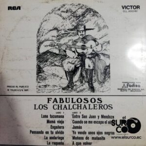 Disco de Vinilo Los Chalchaleros - Fabulosos Los Chalchaleros Vinyl Record