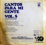 Disco de Vinilo Varios - Cantos Para Mi Gente Vol 5 Vinyl Record