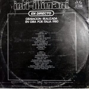 Disco de Vinilo Inti Illimani - Inti Illimani En Directo Vinyl Record