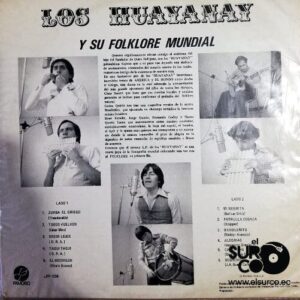 Disco de Vinilo Los Huayanay - Y Su Folclor Mundial Vinyl Record