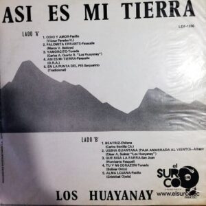 Disco de Vinilo Los Huayanay - Así Es Mi Tierra Vinyl Record