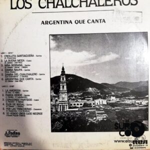 Disco de Vinilo Los Chalchaleros - Argentina Que Canta Vinyl Record