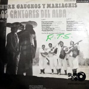 Disco de Vinilo Los Cantores Del Alba - Entre Gauchos Y Mariachis Vol 2 Vinyl Record
