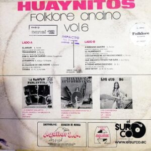 Disco de Vinilo Varios - Huaynitos Vol 6 Vinyl Record