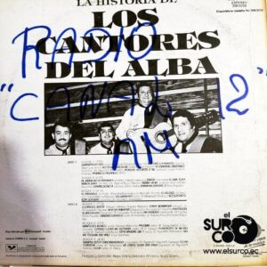 Disco de Vinilo Los Cantores Del Alba - La Historia De Los Cantores Del Alba Vinyl Record