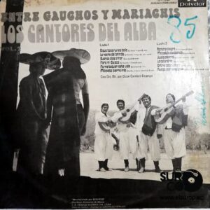 Disco de Vinilo Los Cantores Del Alba - Entre Gauchos Y Mariachis Vol 2 Vinyl Record