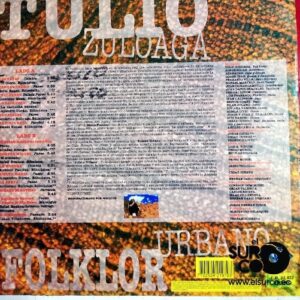 Disco de Vinilo Tulio Zuloaga - Folklor Urbano Vinyl Record